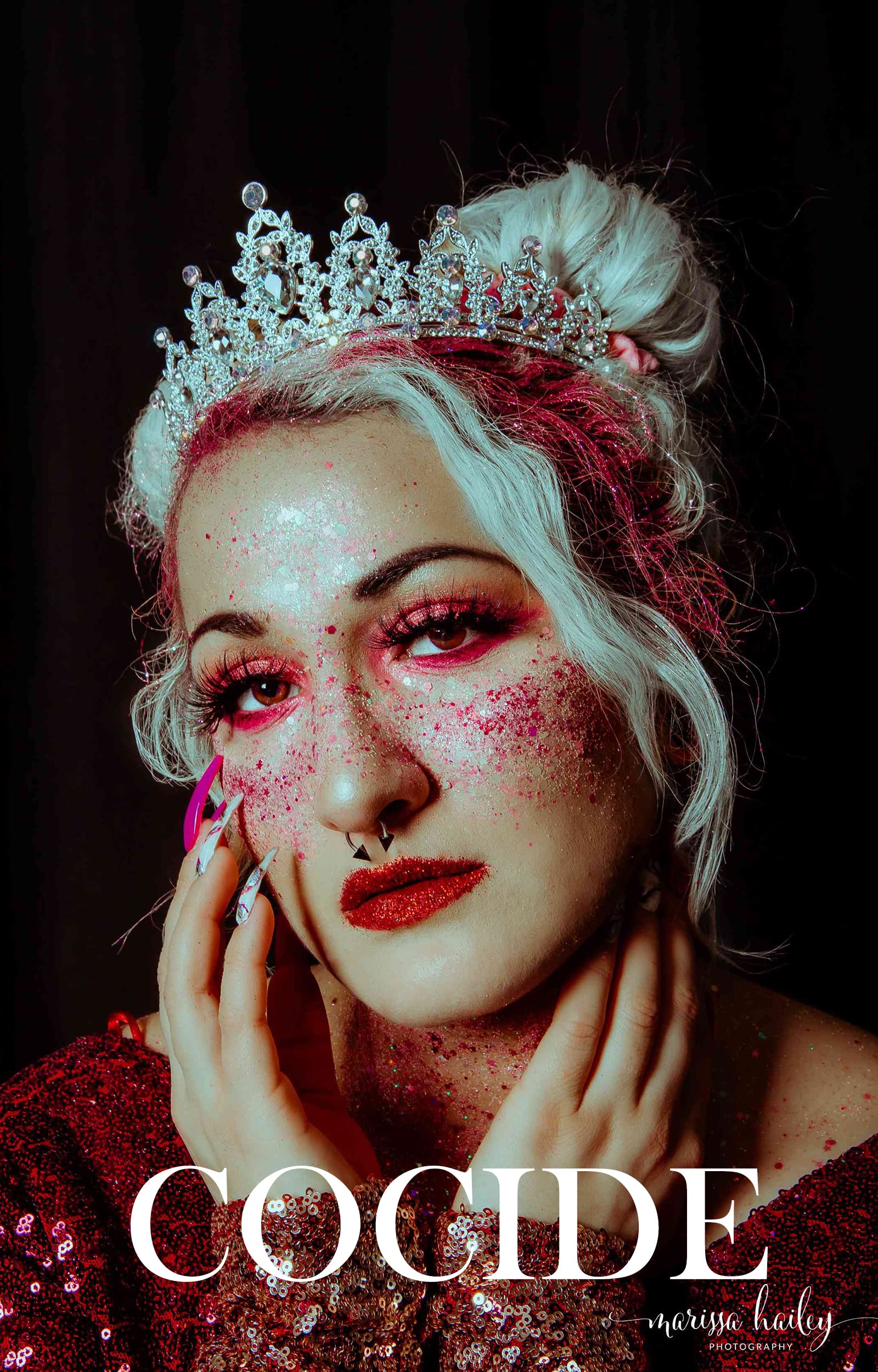 COCIDE Silver Tiaras and Crowns for Women Crystal Tiaras for Womens Clear Rhinestone Hair Accessories for Bride Wedding Bridal Prom Birthday Party Queen Decorations Costume Cosplay - Image 3